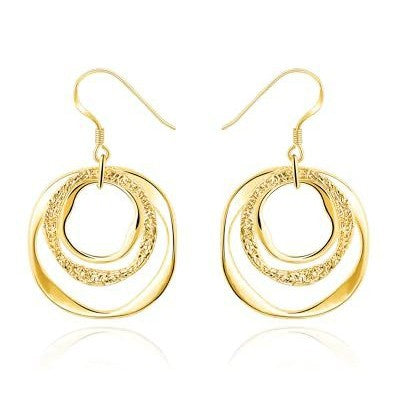 Elegante Spiral Drop Ohrringe Karnz