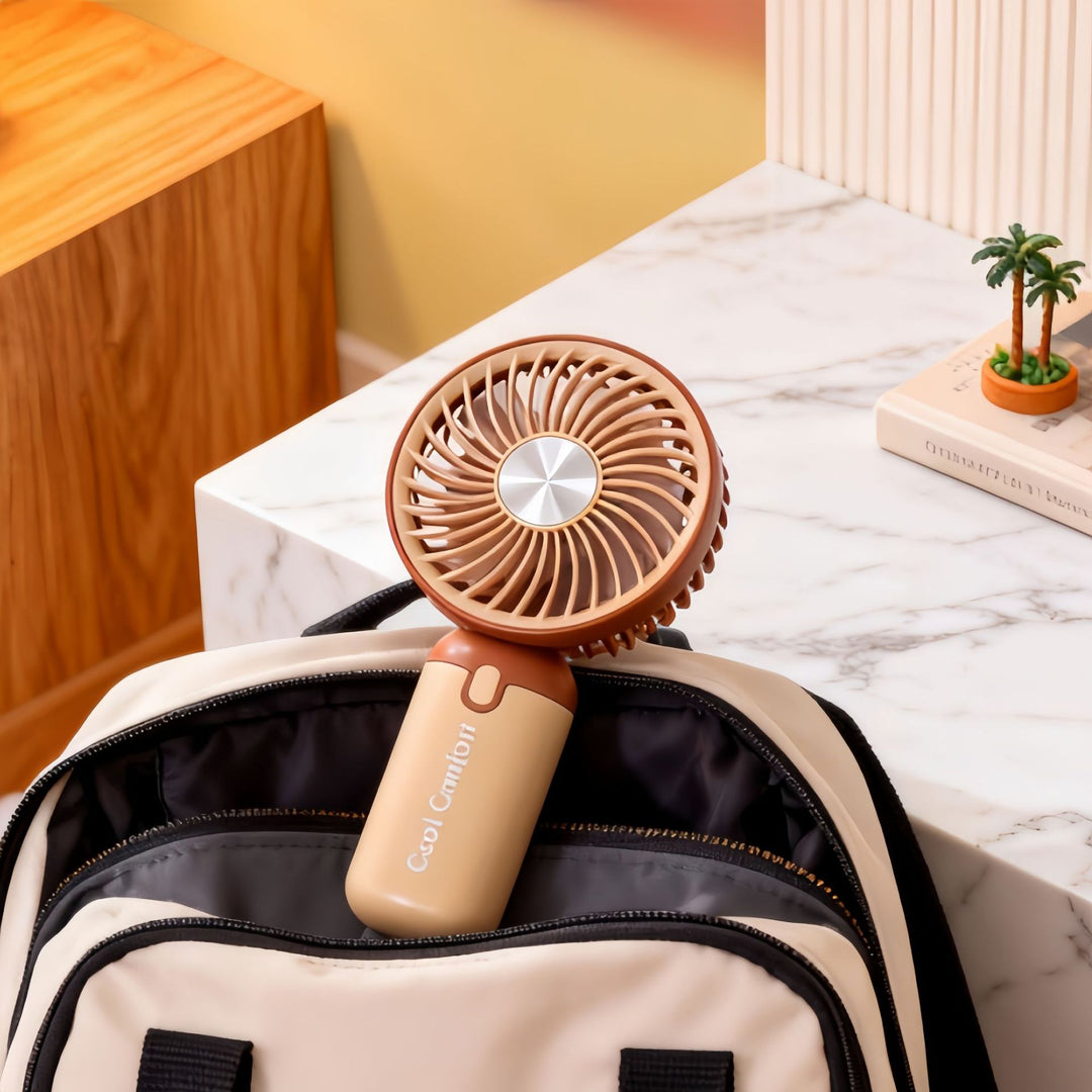 Damen Tragbarer Mini-Ventilator mit innovativem Design und USB-Ladefunktion Karnz
