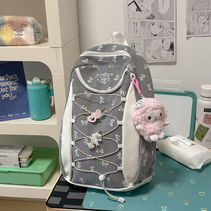 Verspielt Blumendruck Rucksack