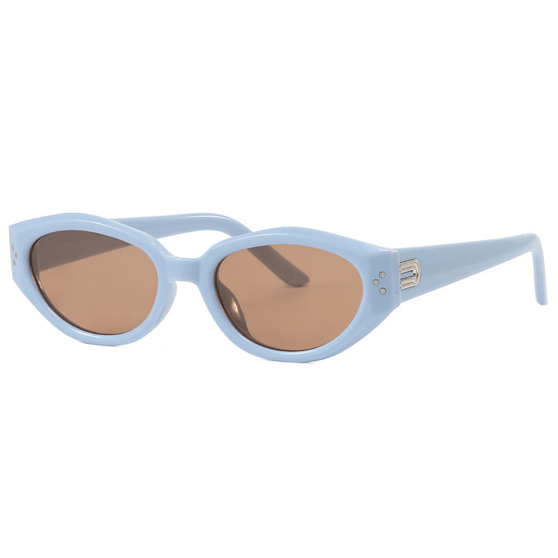 Damen modische Sonnenbrille mit animalischem Muster und stylishem Rahmen Karnz