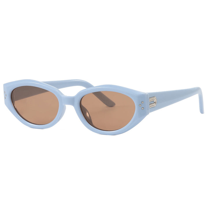 Damen modische Sonnenbrille mit animalischem Muster und stylishem Rahmen Karnz