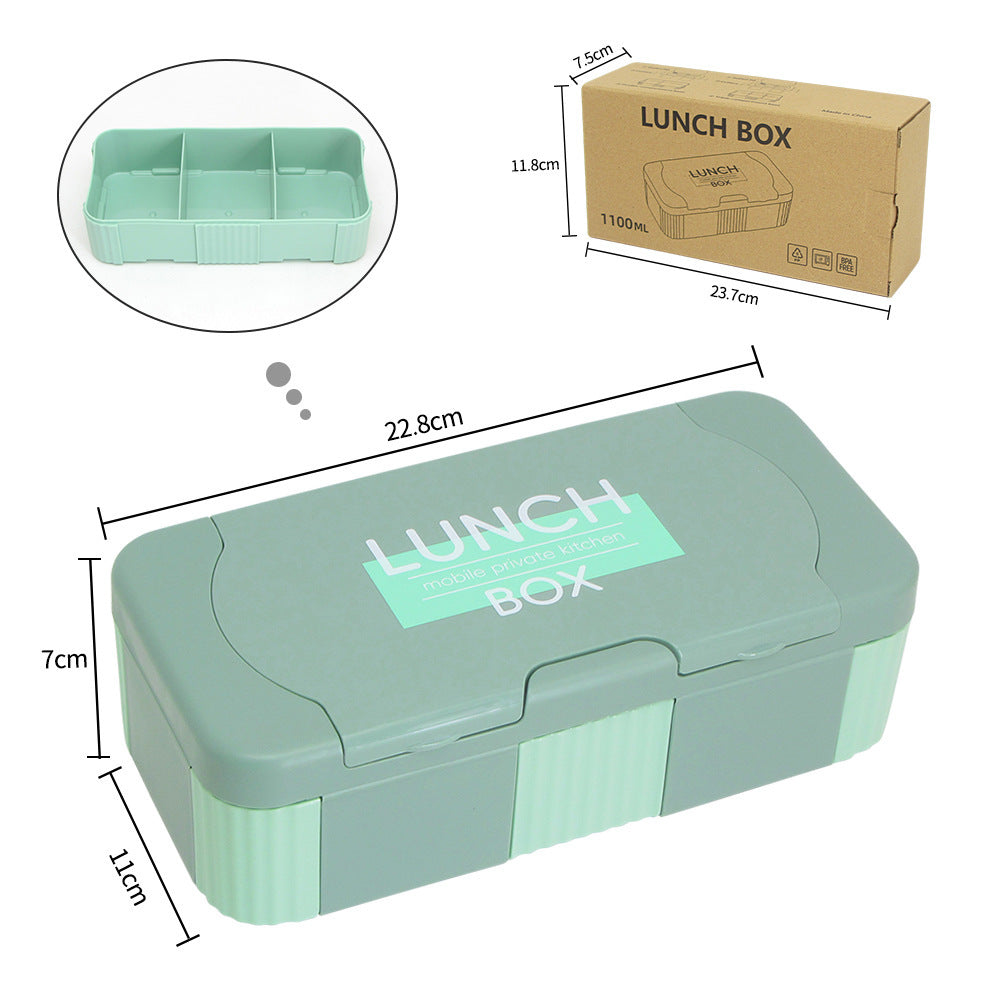 Stilvolle Mehrfach-Sektionen Lunchbox