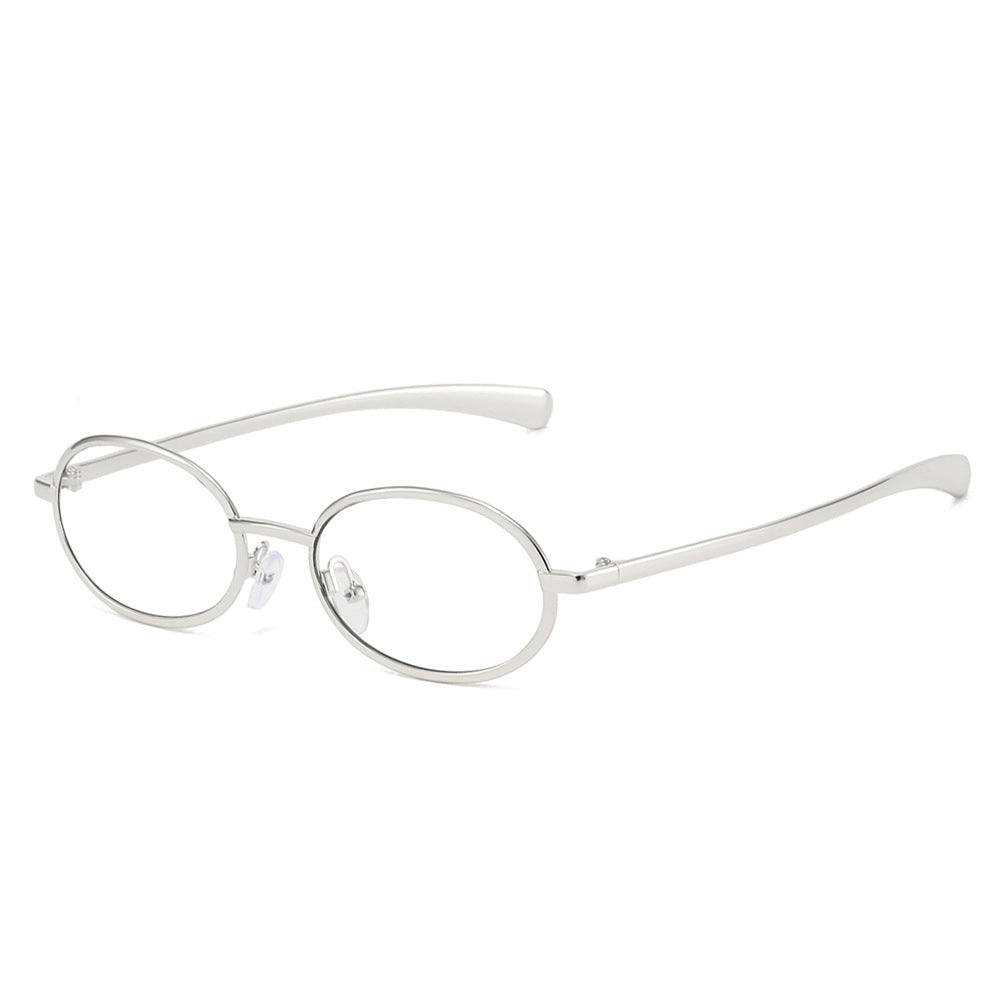 Stilvolle Retro-Oval-Sonnenbrille Karnz