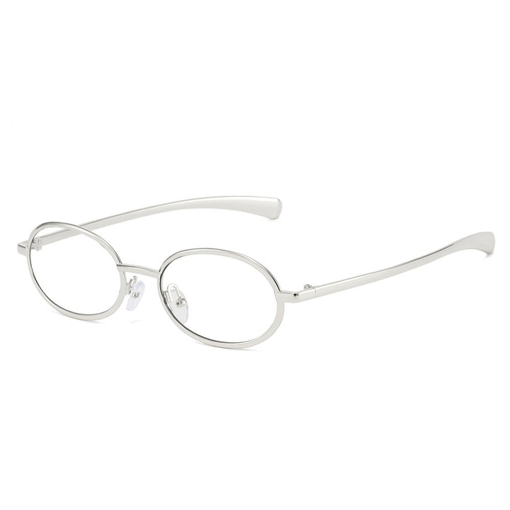 Stilvolle Retro-Oval-Sonnenbrille Karnz