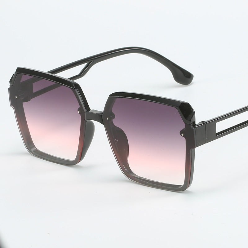 Damen modische quadratische Sonnenbrille mit filigranem Design Karnz