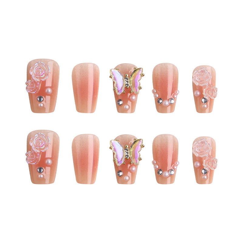 Dekoratives Press-On-Nageldesign-Set