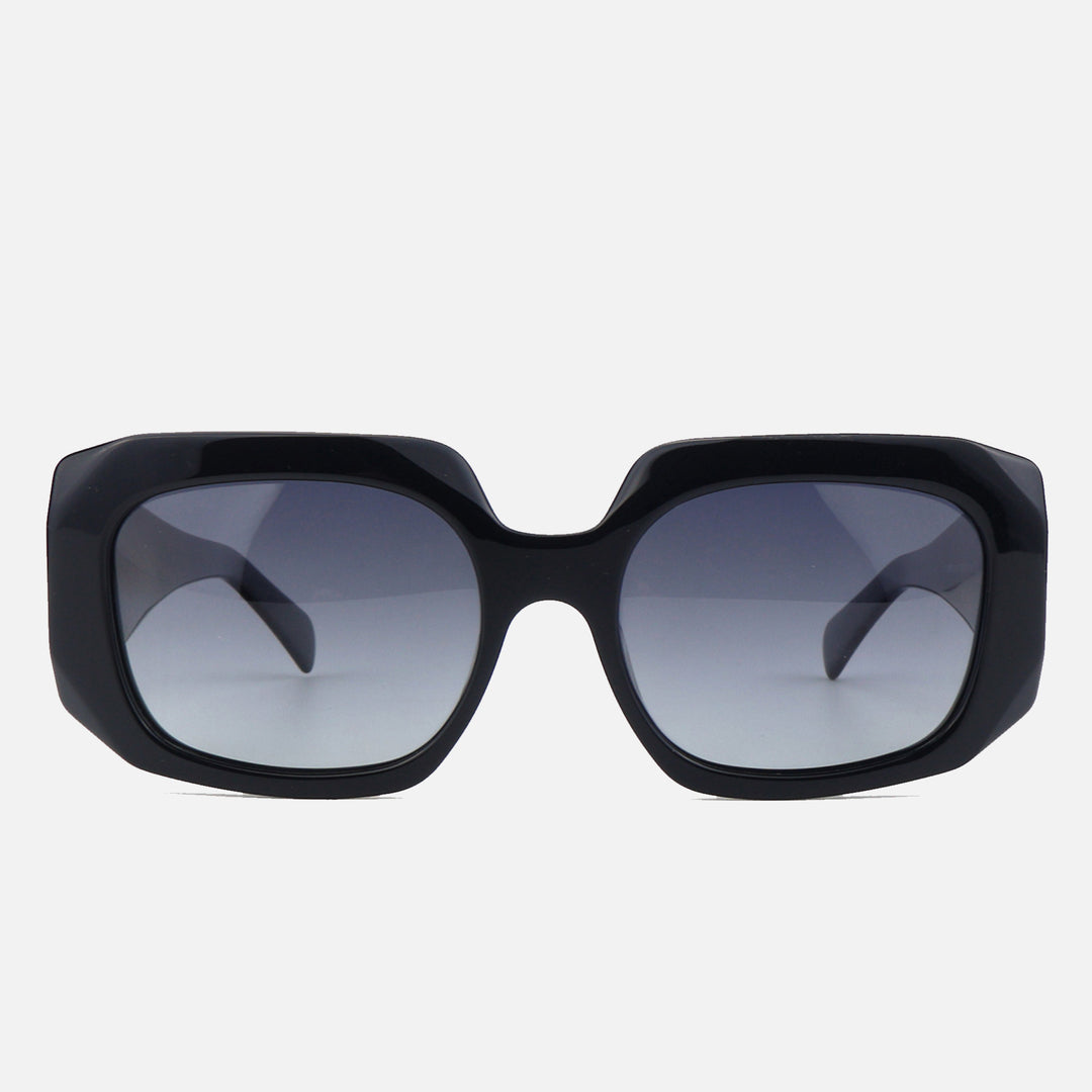 Damen oversized Sonnenbrille mit innovativem Rahmen und moderner Geometrie Karnz