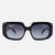 Damen oversized Sonnenbrille mit innovativem Rahmen und moderner Geometrie Karnz