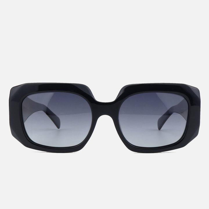 Damen oversized Sonnenbrille mit innovativem Rahmen und moderner Geometrie Karnz