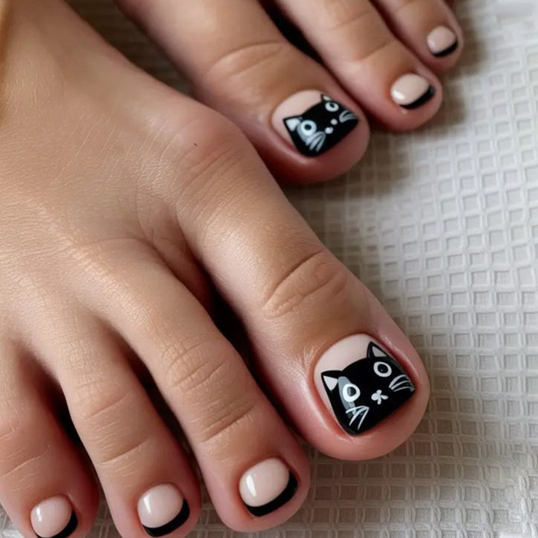 Verspielt Katzenthemen-Nagelkunst-Kit Karnz