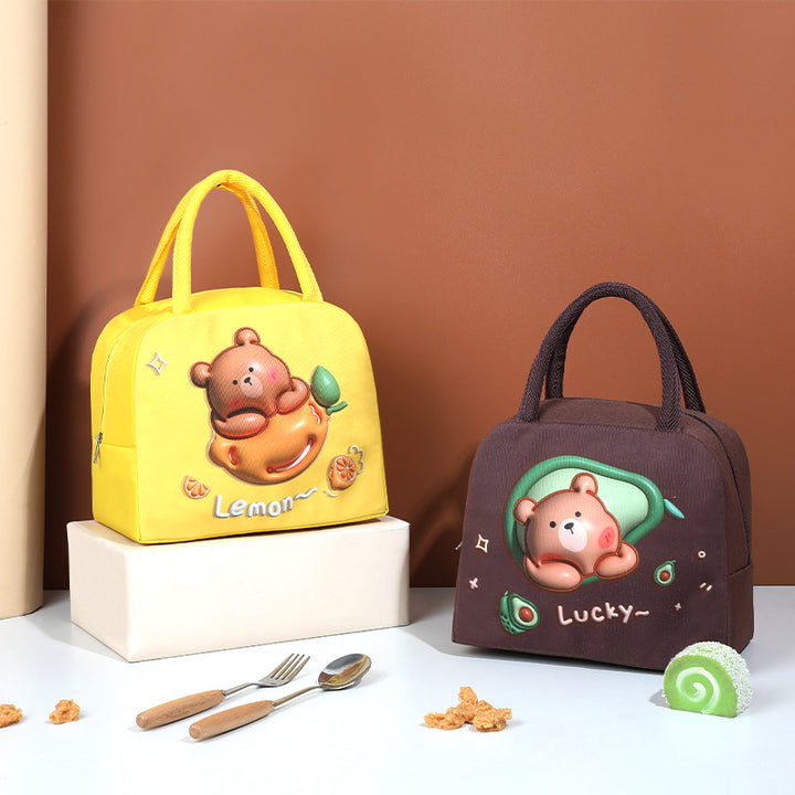 Niedliche Cartoon-Isolierte Lunch Tasche