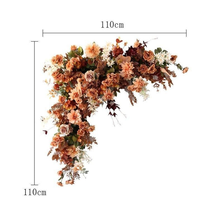 Elegante dekorative künstliche Blumen Wand dekorationsarrangement