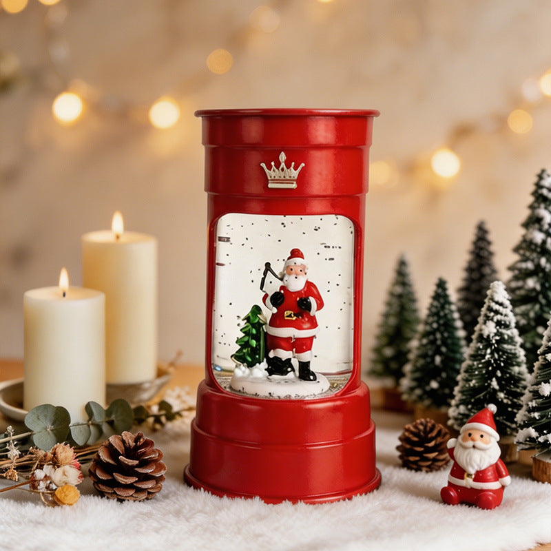 Glitzernde Weihnachtslaterne Karnz