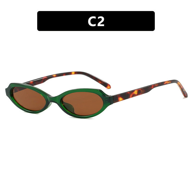 Damen elegante Sonnenbrille im stylischen Ovaldesign Karnz