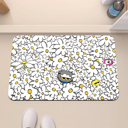 Verspielt cartoon-themed dekorative Matte