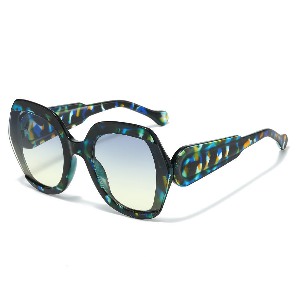 Modebewusste Übergroße Sonnenbrille Karnz