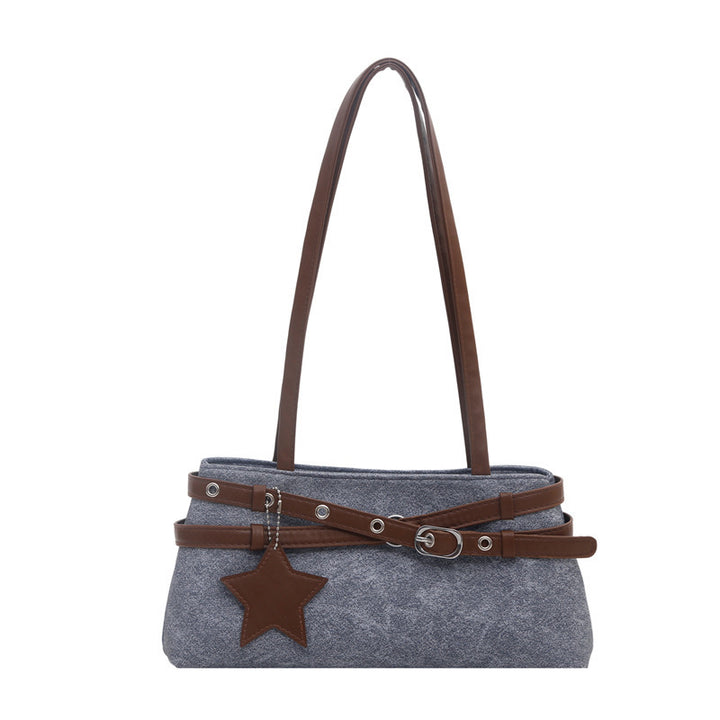 Lässiger strukturierter Tote Bag
