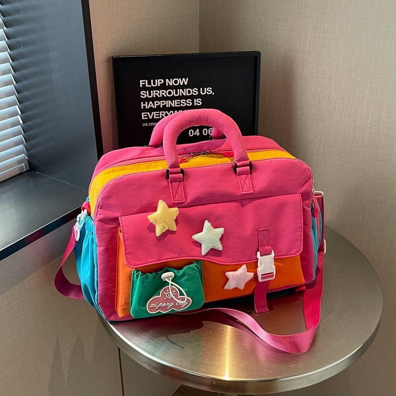 Stylische Mehrfarbige Reise-Wochenendtasche Karnz