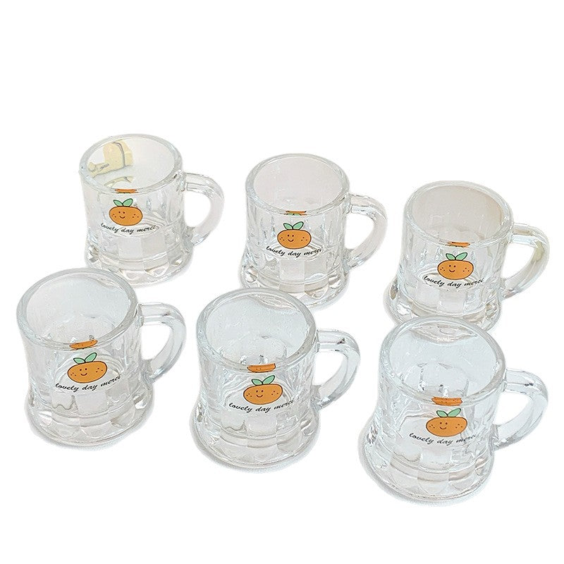 Keramiktassen Set mit Fröhlichem Orangendesign Karnz