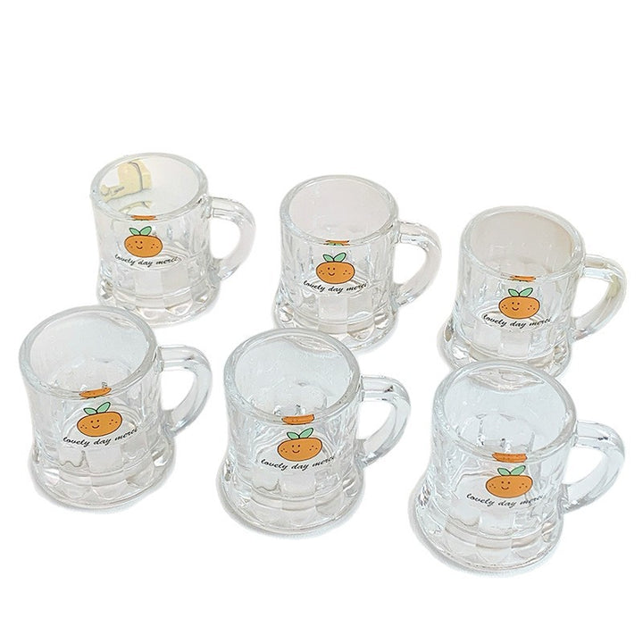 Keramiktassen Set mit Fröhlichem Orangendesign Karnz