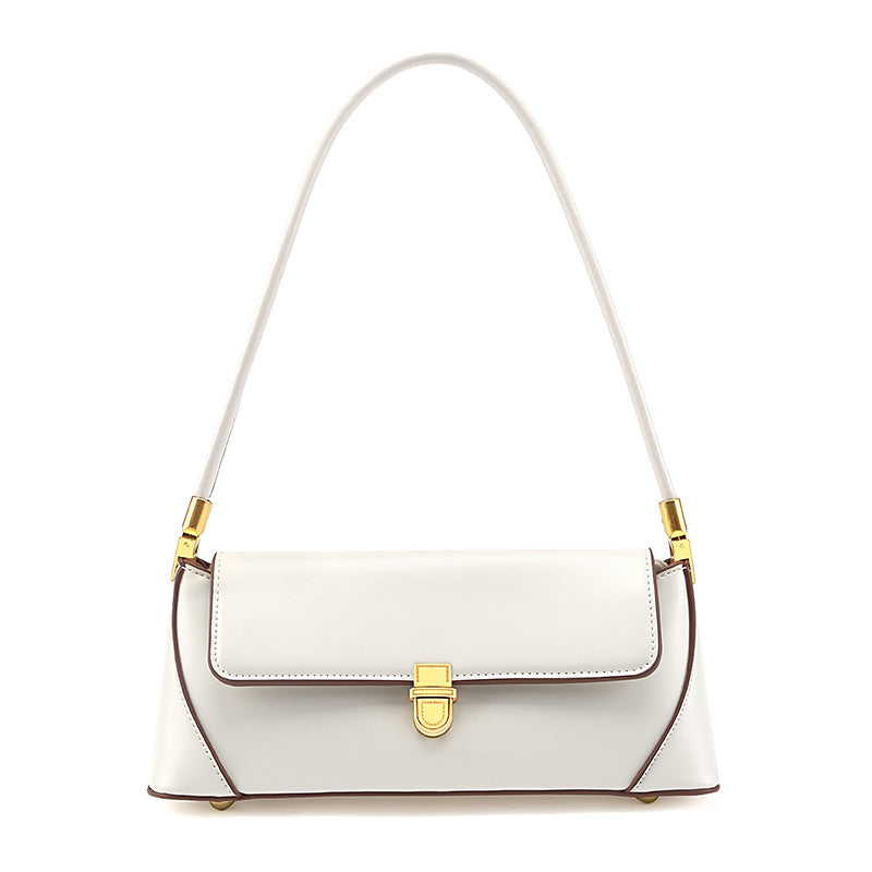 Strukturierte Lederhandtasche Karnz