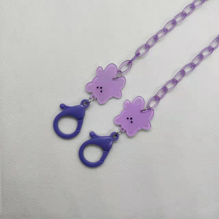Verspielte Brillenhalterkette mit Blumenmotiv Karnz