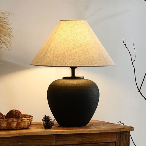 Zeitgenössische Keramik Tischlampe