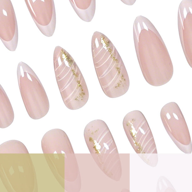 Elegante French Tip Gel-Nagelverstärkungen Karnz 1789915803