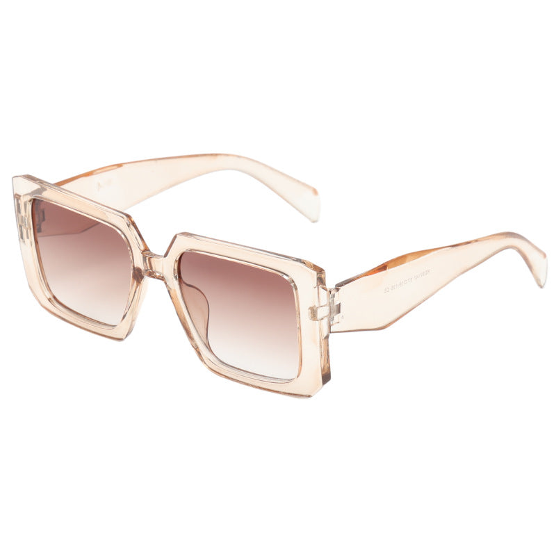 Damen modische oversized Sonnenbrille im Leopardenmuster Karnz