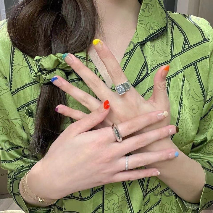Künstlerisches Buntes Nagelkunstset