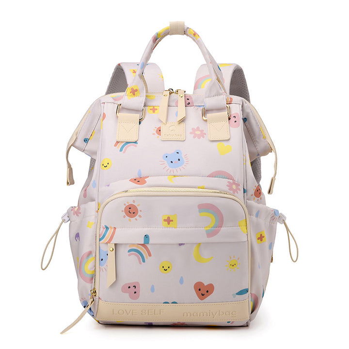 Spaß Gemusterter Windelrucksack Karnz