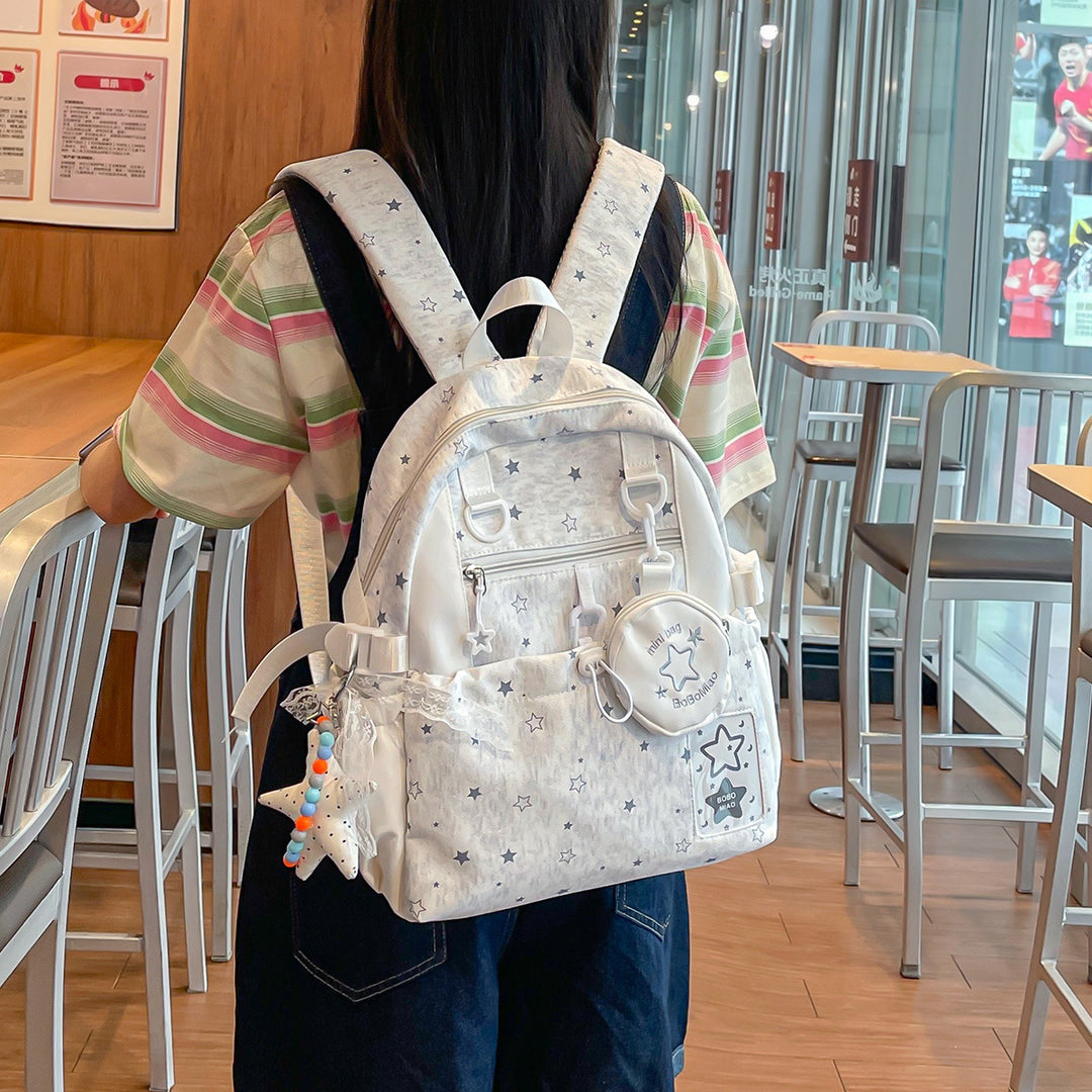 Stern-Muster Multi-Funktions-Rucksack Karnz