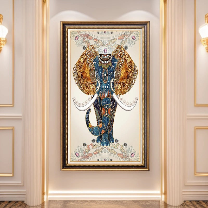 Künstlerische Elefant Illustration Gerahmte Wandkunst