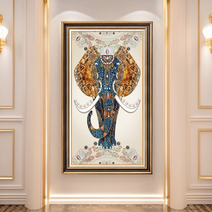 Künstlerische Elefant Illustration Gerahmte Wandkunst