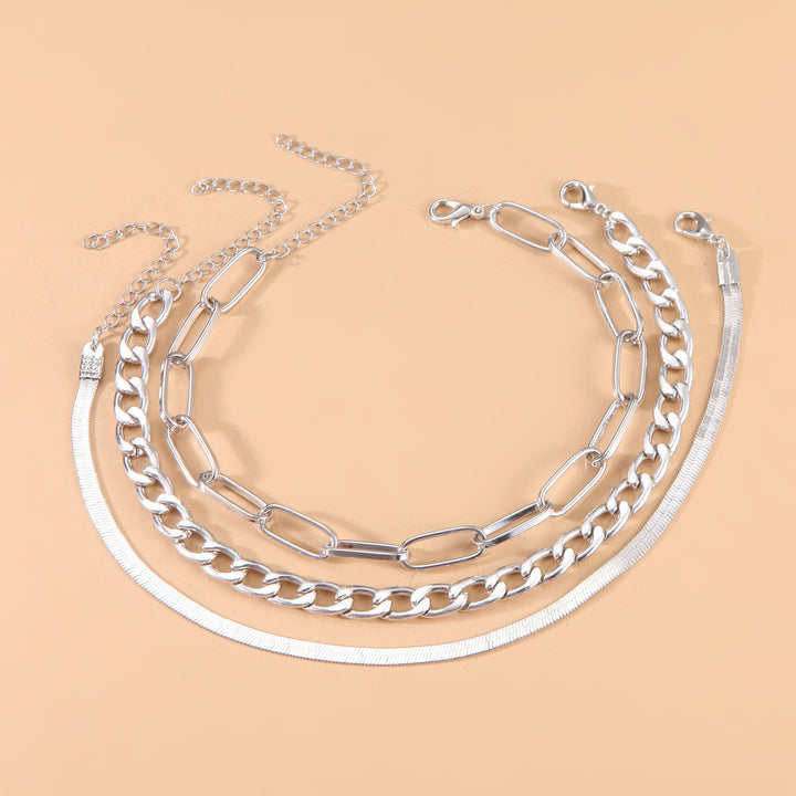 Verdrehte Silberkette Armband Karnz