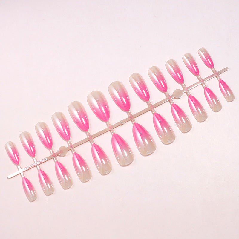 Elegante Ombre Stiletto Press-On Nägel Karnz