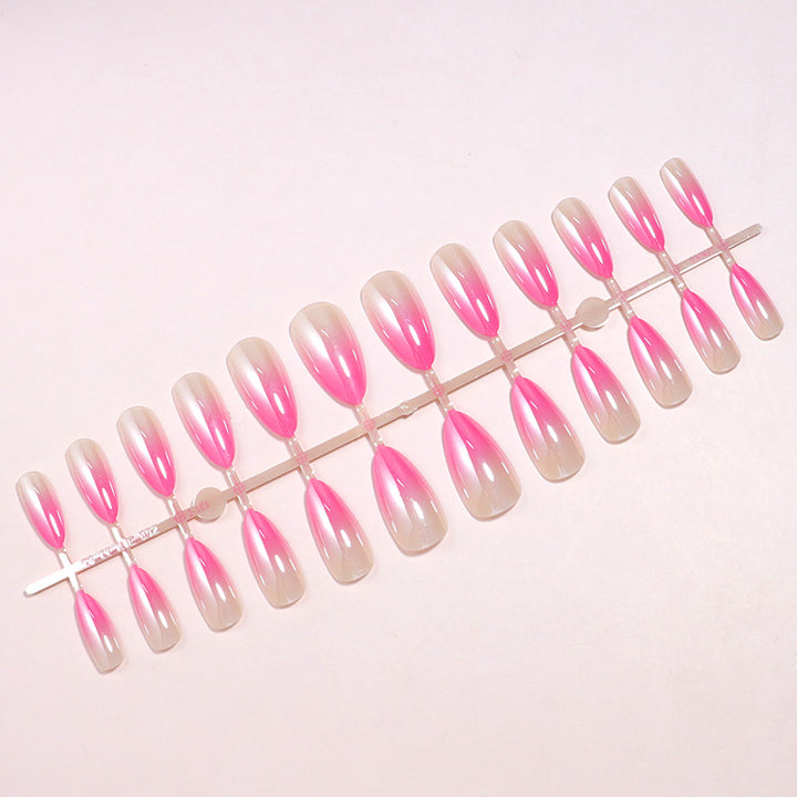 Elegante Ombre Stiletto Press-On Nägel Karnz