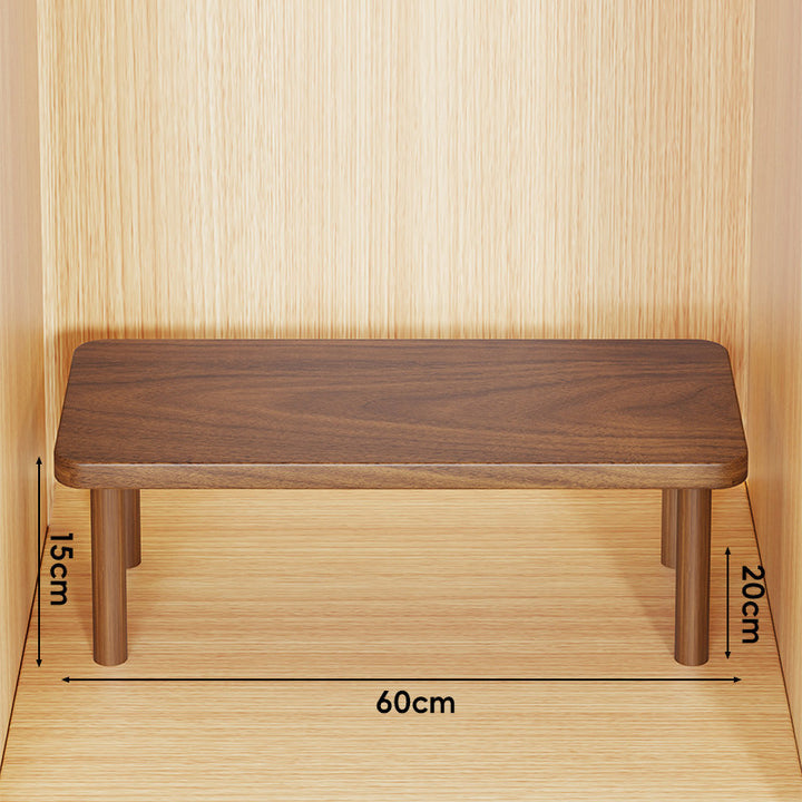 Verstellbarer Mehrhöhe Holz Monitorständer und Desktop Regal