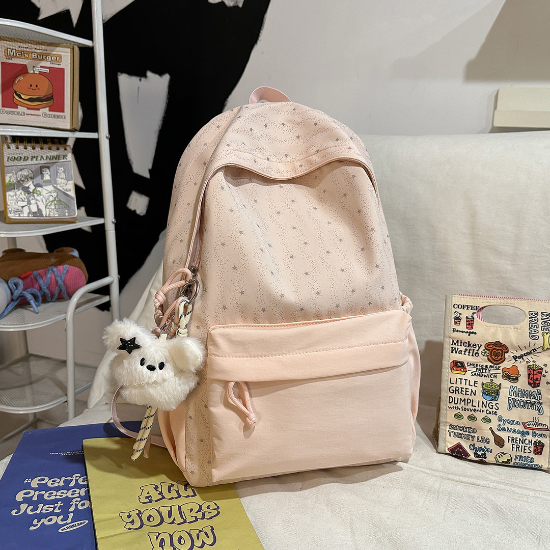 Niedlicher Sternenmuster-Rucksack