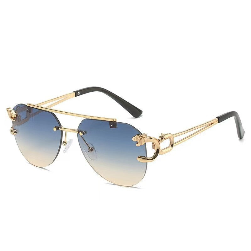 Damen Designer Sonnenbrille mit einzigartigem tierischen Akzent Karnz