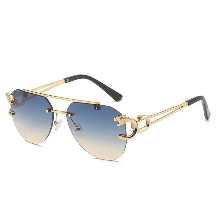 Damen Designer Sonnenbrille mit einzigartigem tierischen Akzent Karnz