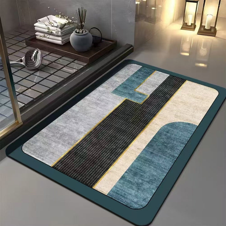 Abstraktes Geometrisches Design Badetuch