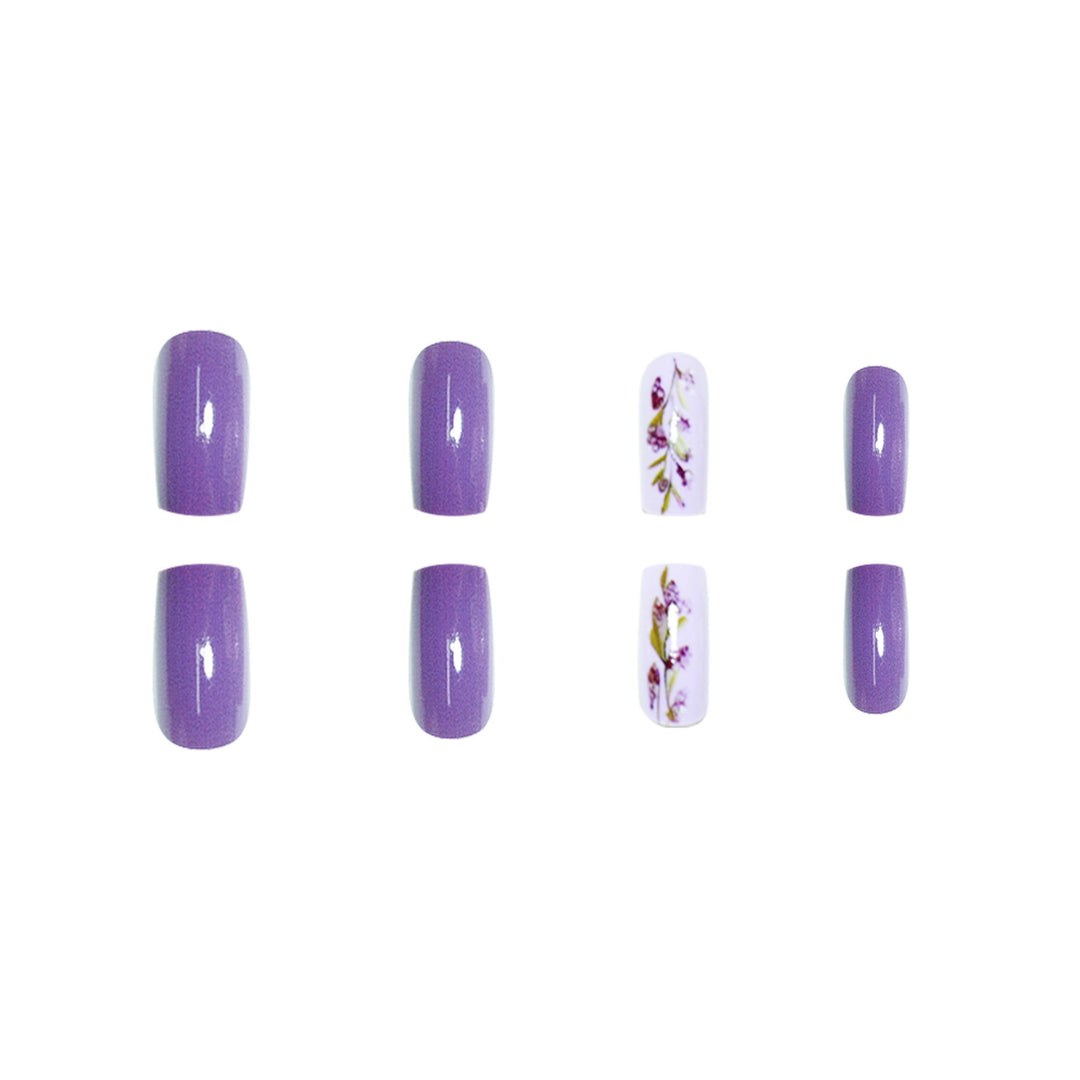 Floral Nail Art Press-On Extensions Karnz