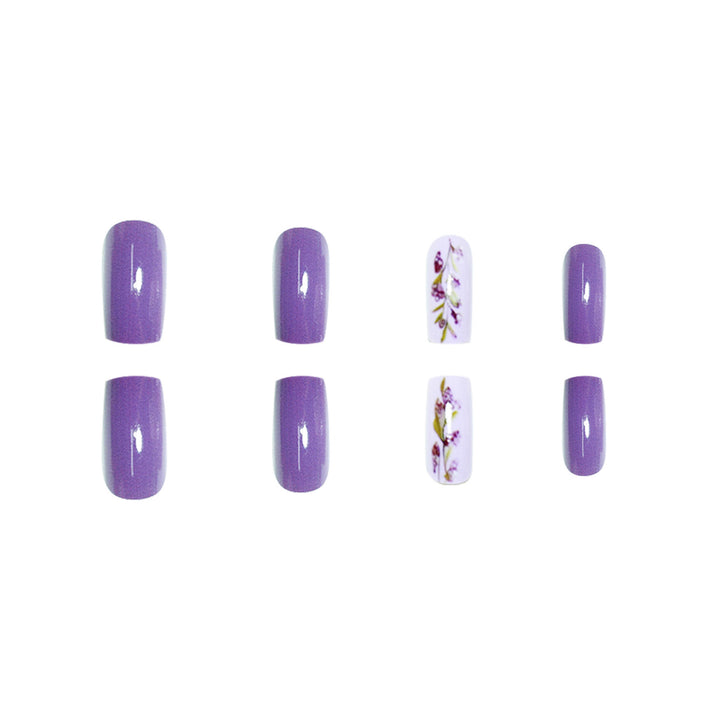 Floral Nail Art Press-On Extensions Karnz