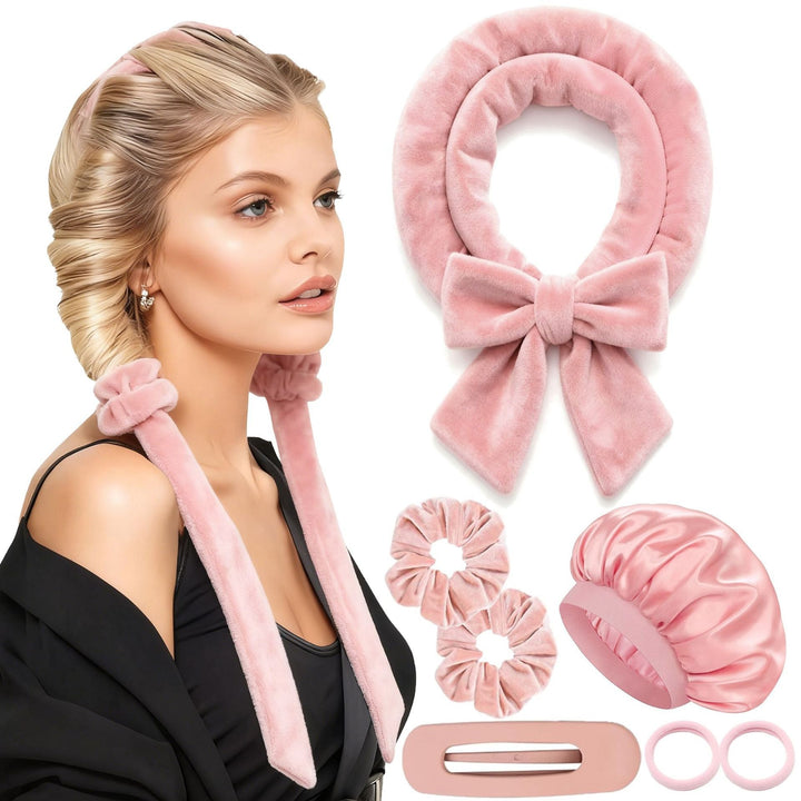 Hitzefreies Satin-Haarlocken-Set
