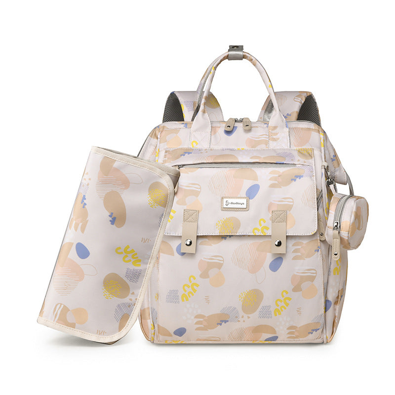 Vielseitiger multifunktionaler Wickel- und Reise-Rucksack Karnz