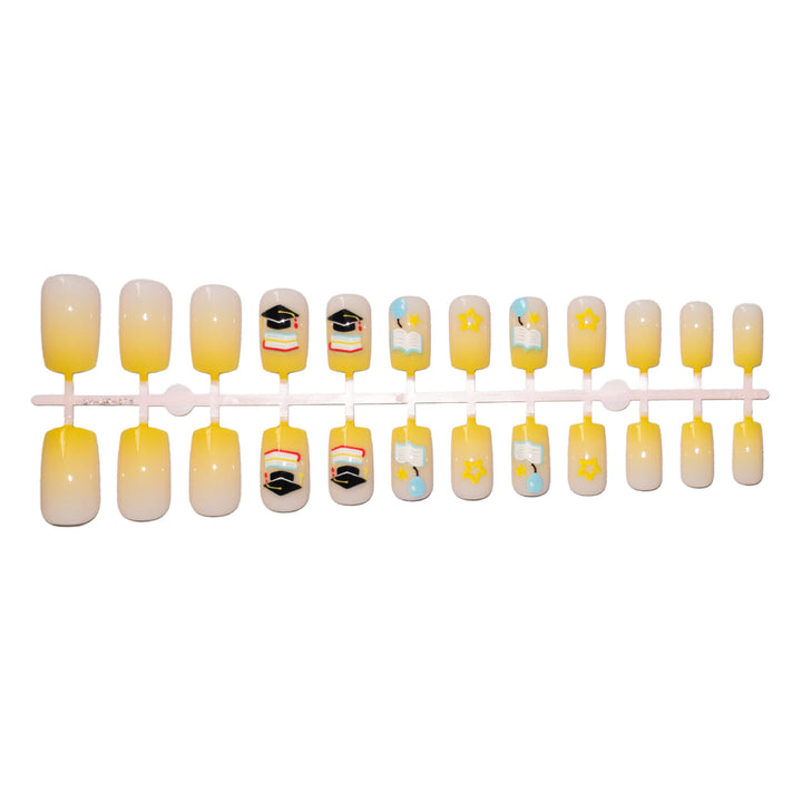 Kreatives Abschlussfeier-Themen-Nagel Kunstset