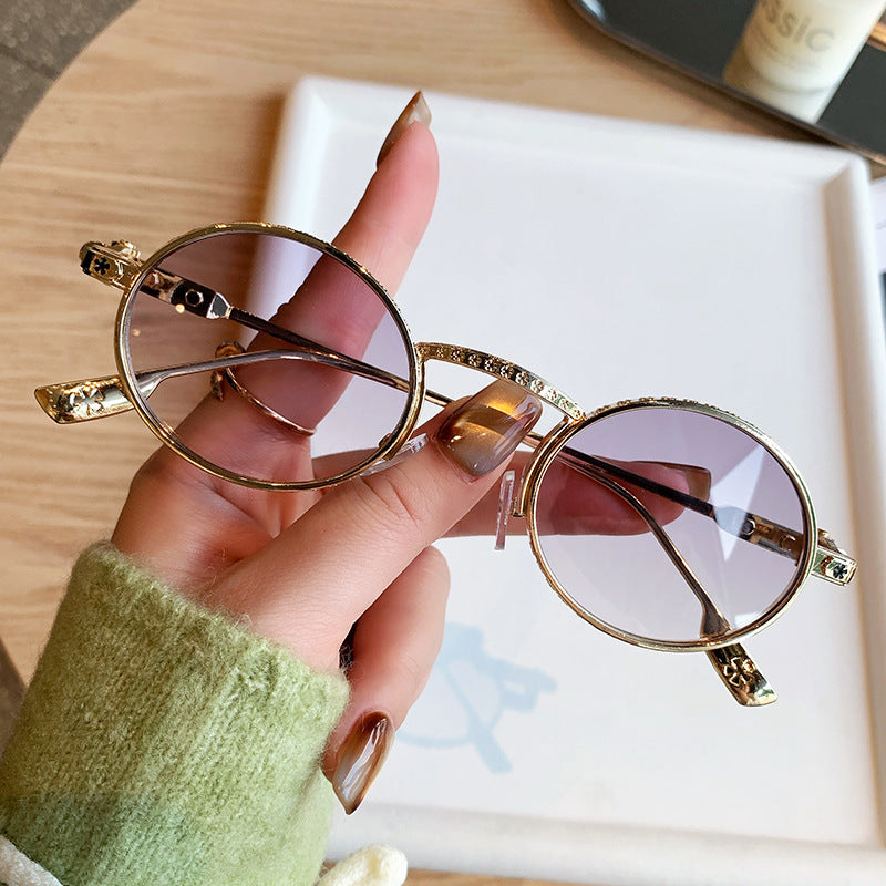 Damen Elegante Sonnenbrille mit filigranen Details Karnz