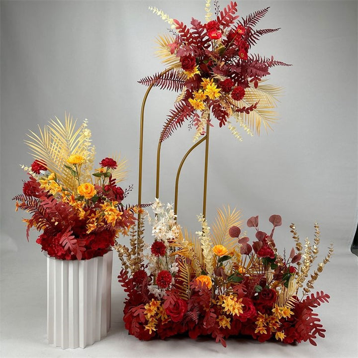 Luxuriöses Faux-Blumen-Mittelstück