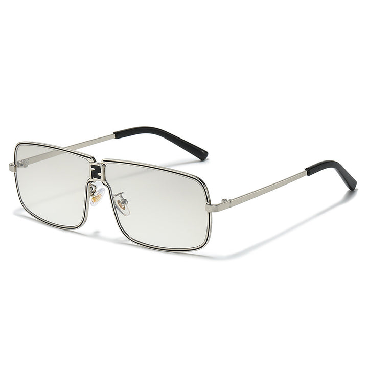 Hochmodische geometrische Rahmen-Sonnenbrille Karnz